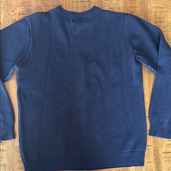 Blue and White Montana Sweater - Picture 4 of 7